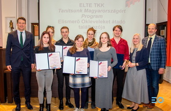 Elismerés a Tanítsunk Magyarországért Program mentorhallgatóinak