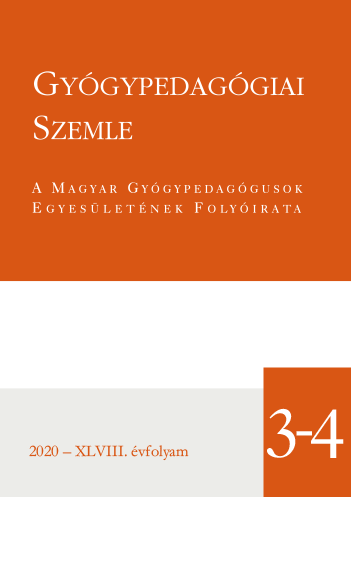 Megjelent a Gyógypedagógiai Szemle legújabb, tematikus száma