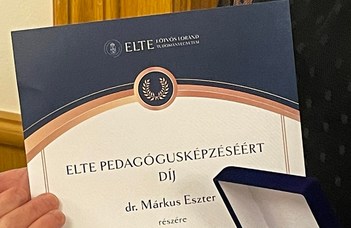 ELTE Pedagógusképzéséért Díjban részesültek kollégáink
