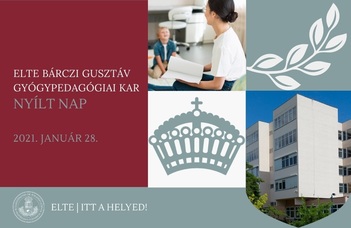 Csatlakozz, és tudj meg többet a gyógypedagógusképzésről az Online Nyílt Napunkon!